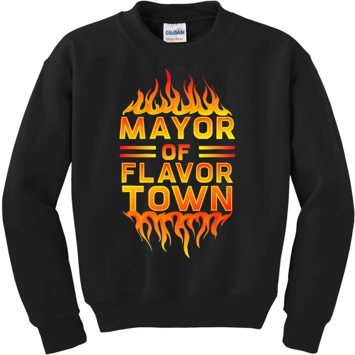 Mayor Of The Flavor Town Kids Sweatshirt