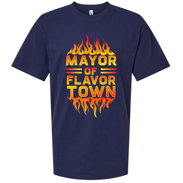 Mayor Of The Flavor Town Sueded Cloud Jersey T-Shirt