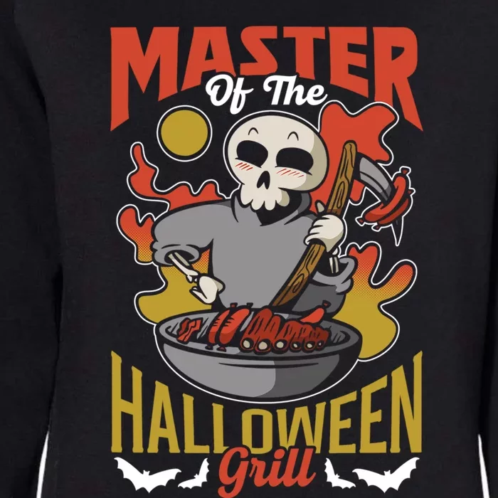 Master Of The Halloween Grill Father Dad Daddy Halloween Cute Gift Womens California Wash Sweatshirt