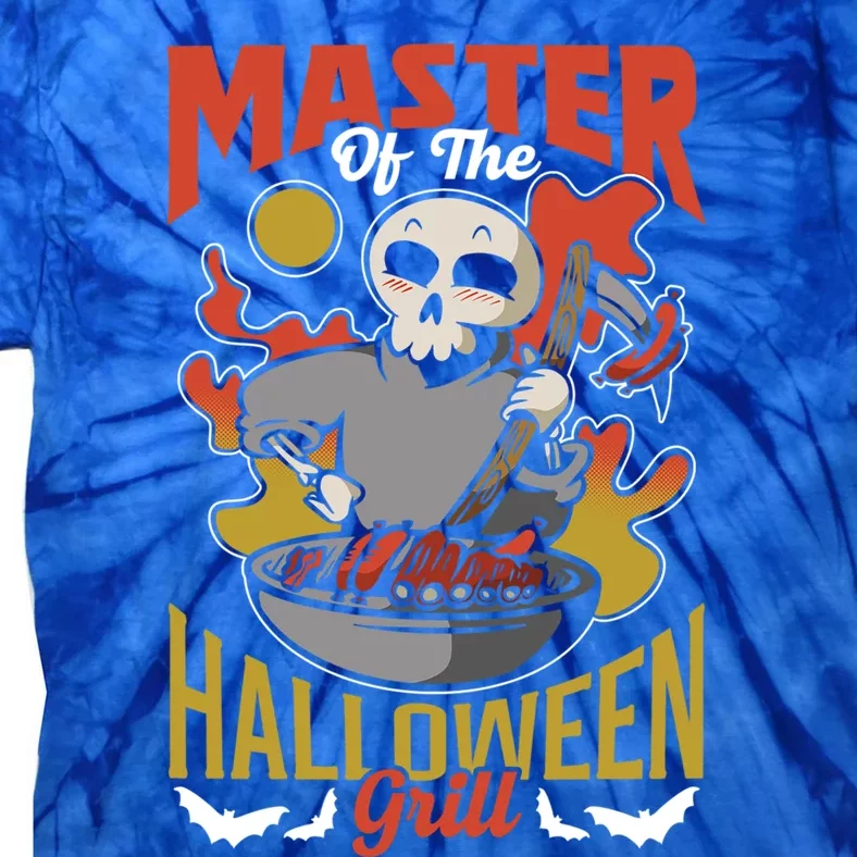 Master Of The Halloween Grill Father Dad Daddy Halloween Cute Gift Tie-Dye T-Shirt