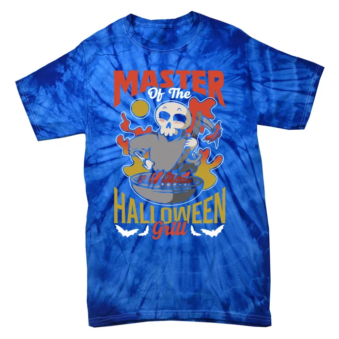 Master Of The Halloween Grill Father Dad Daddy Halloween Cute Gift Tie-Dye T-Shirt