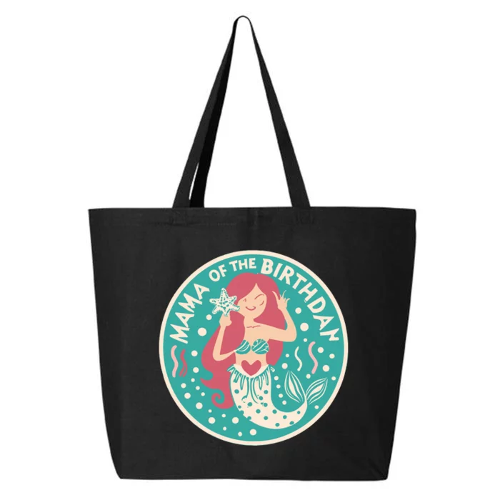 Mama Of The Birthday Mermaid Birthday Party Mermaid Mother 25L Jumbo Tote