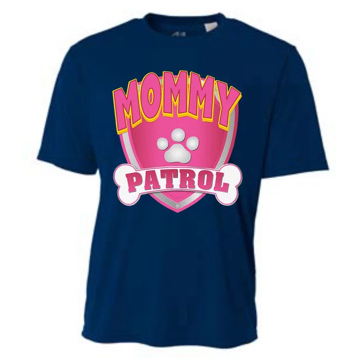 Mommy Of The Birthday Girl Dog Paw Mom Matching Cooling Performance Crew T-Shirt