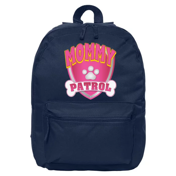 Mommy Of The Birthday Girl Dog Paw Mom Matching 16 in Basic Backpack