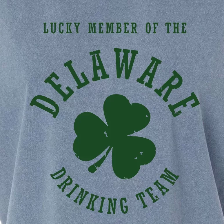 Member Of The Delaware Drinking Team St Patricks Day Garment-Dyed Women's Muscle Tee