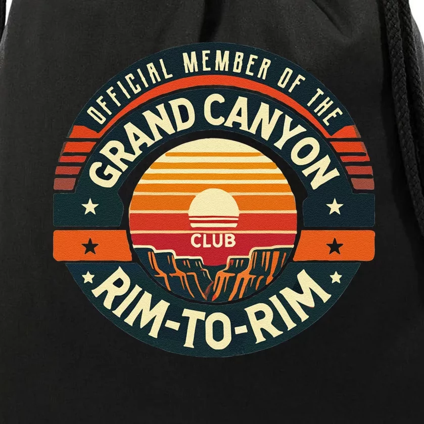 Member Of The Grand Canyon Rimtorim Club Gift Drawstring Bag