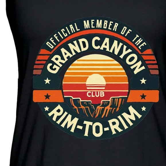 Member Of The Grand Canyon Rimtorim Club Gift Ladies Essential Flowy Tank