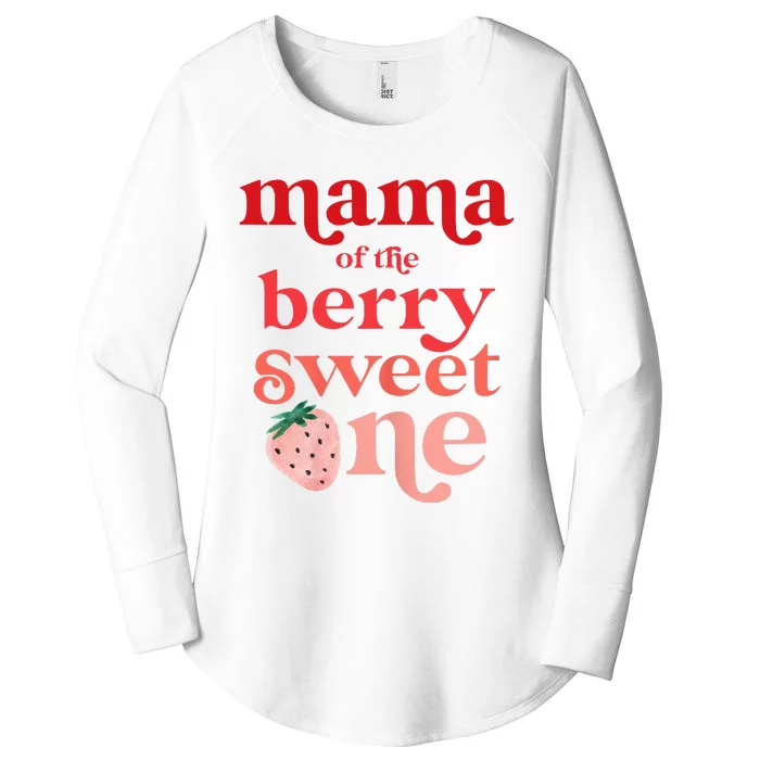 Mama Of The Berry Sweet One Strawberry First Birthday 1st Women's Perfect Tri Tunic Long Sleeve Shirt