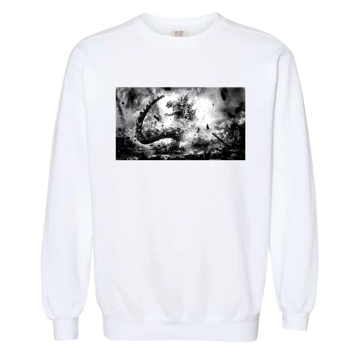 Minus One Tokyo Destruction Garment-Dyed Sweatshirt