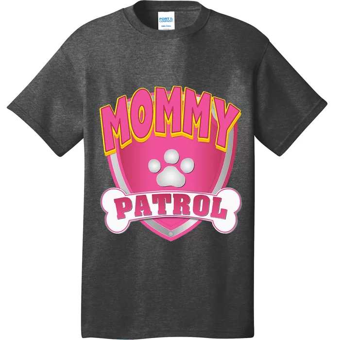 Mommy Of The Birthday Girl Dog Paw Mom Matching T-Shirt