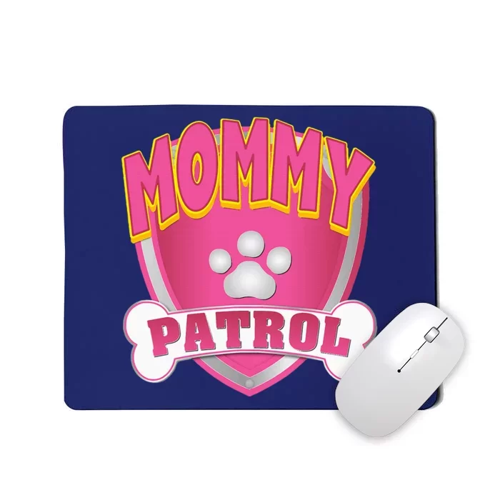 Mommy Of The Birthday Girl Dog Paw Mom Matching Mousepad