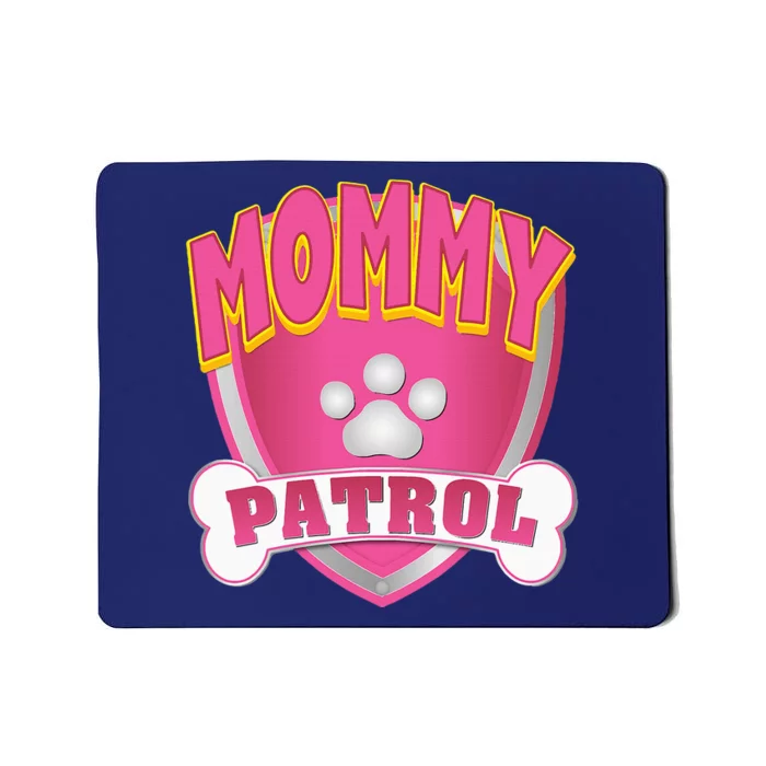 Mommy Of The Birthday Girl Dog Paw Mom Matching Mousepad