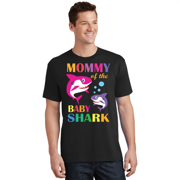 Mommy Of The Baby Birthday Shark Mommy Shark Mother's Day T-Shirt