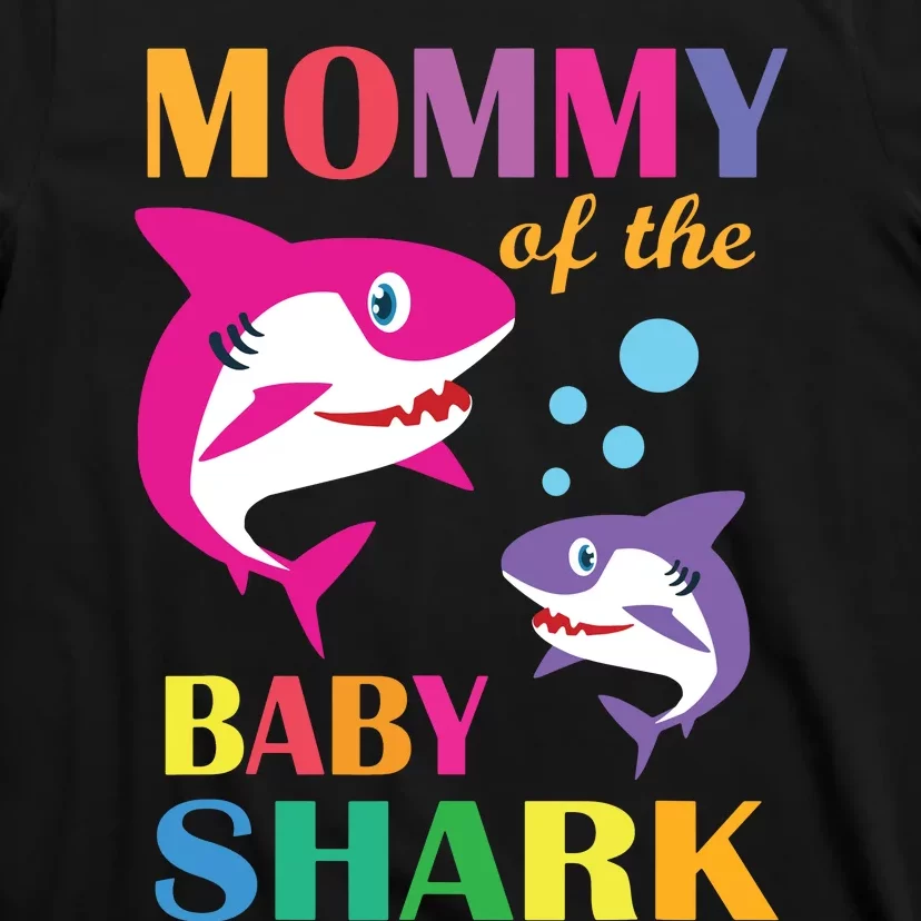 Mommy Of The Baby Birthday Shark Mommy Shark Mother's Day T-Shirt