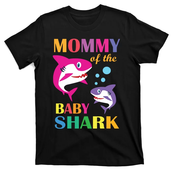 Mommy Of The Baby Birthday Shark Mommy Shark Mother's Day T-Shirt