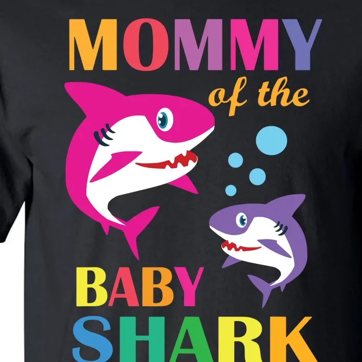 Mommy Of The Baby Birthday Shark Mommy Shark Mother's Day Tall T-Shirt