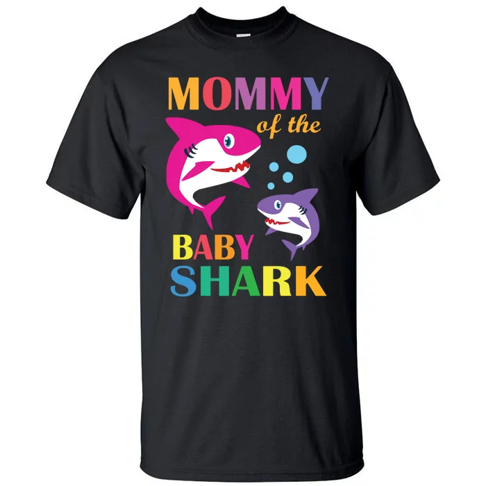 Mommy Of The Baby Birthday Shark Mommy Shark Mother's Day Tall T-Shirt