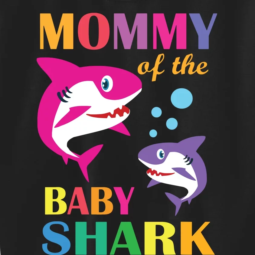 Mommy Of The Baby Birthday Shark Mommy Shark Mother's Day Kids Sweatshirt