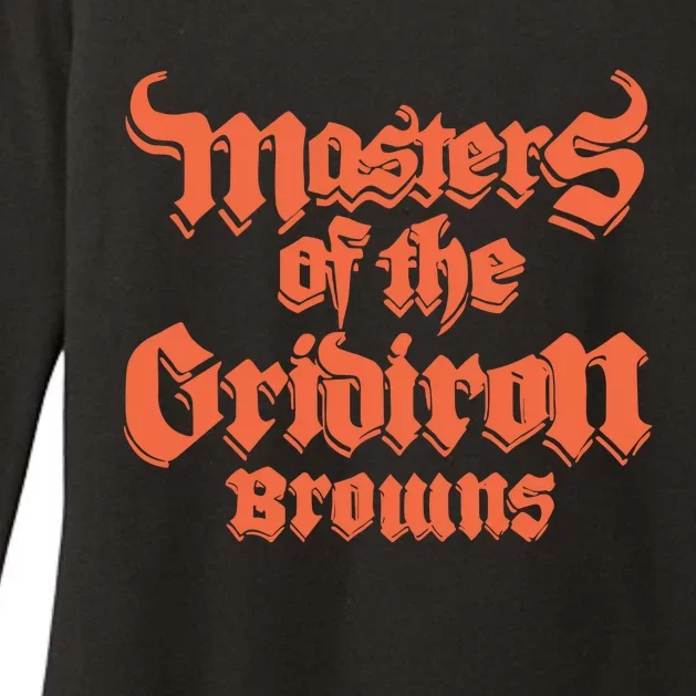 Master Of The Gridiron Womens CVC Long Sleeve Shirt