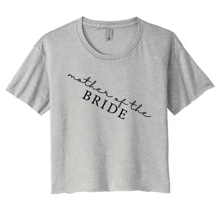 Mother Of The Bride Gift From Daughter Women's Crop Top Tee