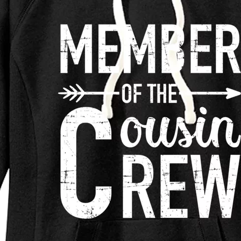 Member Of The Cousin Crew Gift Women's Fleece Hoodie