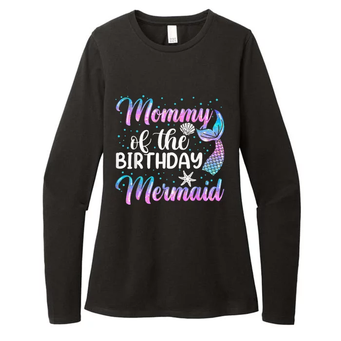 Mommy Of The Mermaid Birthday Mom Womens CVC Long Sleeve Shirt