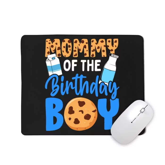 Mommy Of The Birthday Boy Milk And Cookies 1st Birthday Mousepad