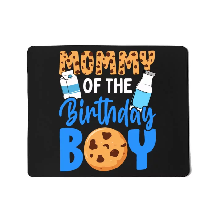 Mommy Of The Birthday Boy Milk And Cookies 1st Birthday Mousepad