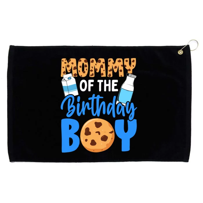 Mommy Of The Birthday Boy Milk And Cookies 1st Birthday Grommeted Golf Towel