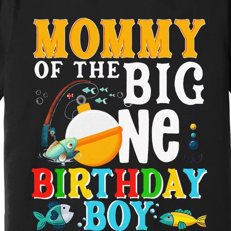 Mommy Of The Birthday O Fish Ally One Birthday Family Premium T-Shirt