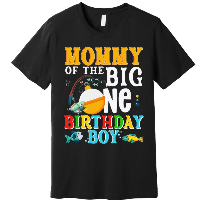 Mommy Of The Birthday O Fish Ally One Birthday Family Premium T-Shirt