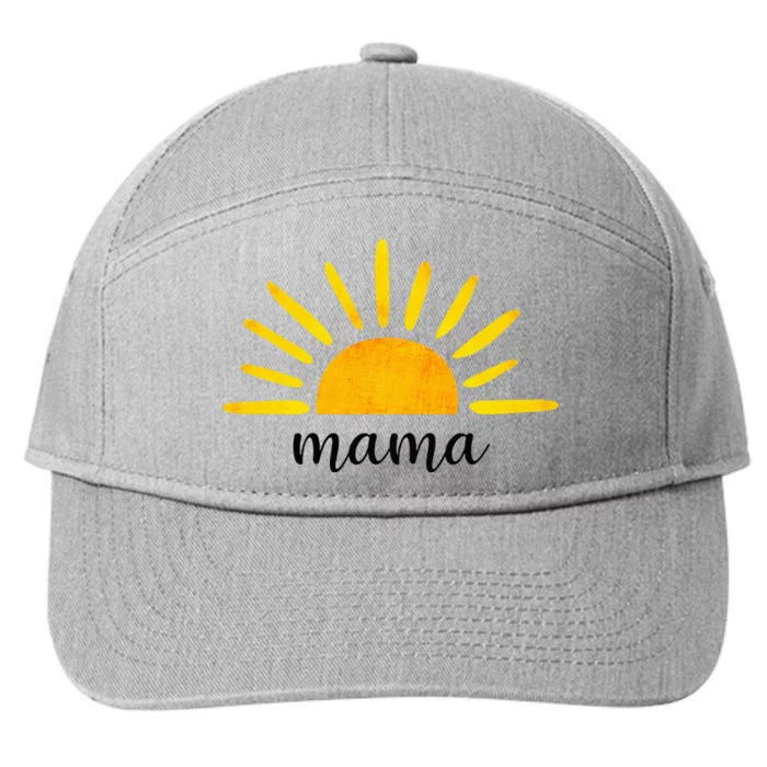 Mama Of The Birthday First Trip Around The Sun Birthday 7-Panel Snapback Hat