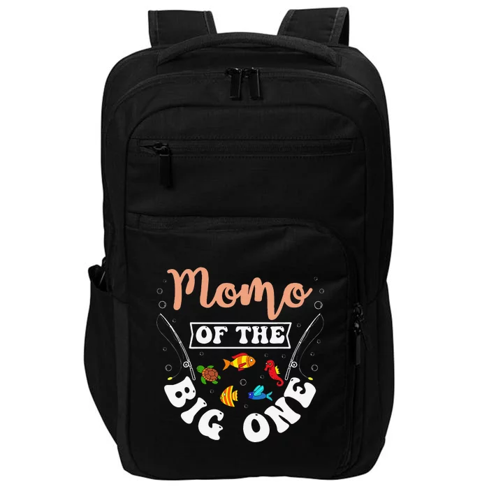 Momo Of The Big One Fishing Birthday Party Bday Celebration Impact Tech Backpack