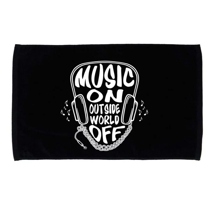 Music On The World Off Microfiber Hand Towel