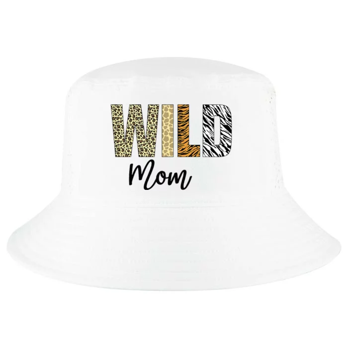 Mom Of The Wild One Zoo Birthday Safari Jungle Animal Cool Comfort Performance Bucket Hat