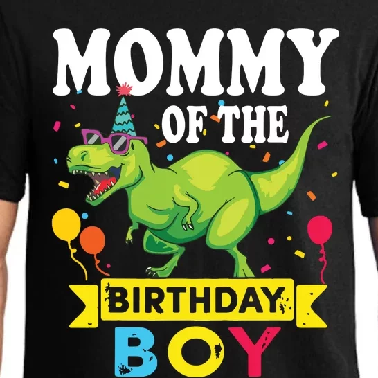 Mommy Of The Birthday TRex RAWR Dinosaur Birthday Pajama Set