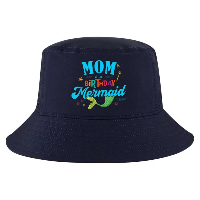 Mom Of The Birthday Mermaid Family Matching Party Squad Cool Comfort Performance Bucket Hat