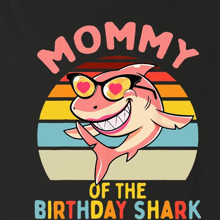 Mommy Of The Shark Birthday Mom Matching Family Toddler Long Sleeve Shirt