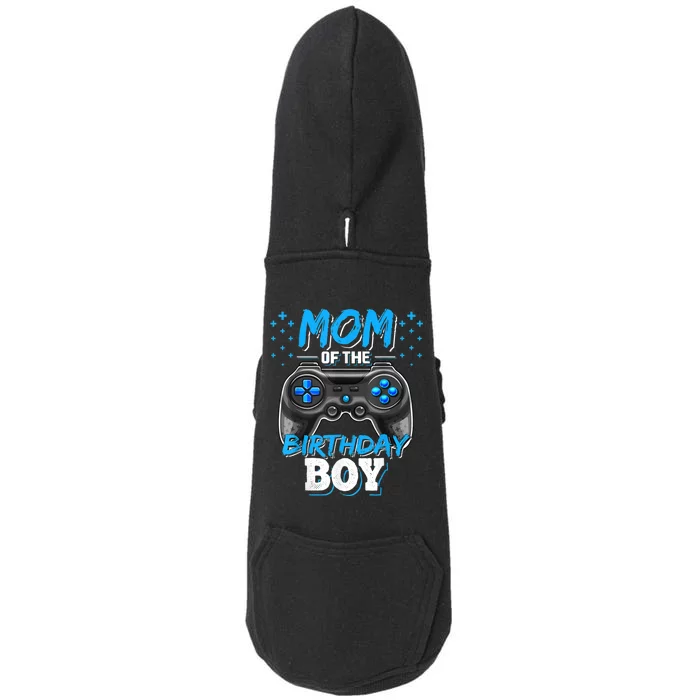 Mom Of The Birthday Boy Matching Video Gamer Birthday Party Doggie 3-End Fleece Hoodie