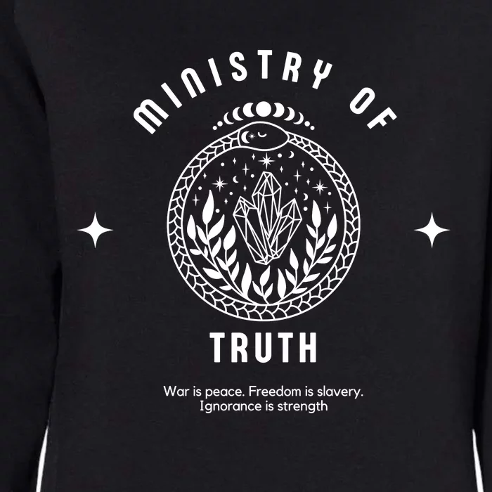 Ministry Of Truth Disinformation Board Womens California Wash Sweatshirt