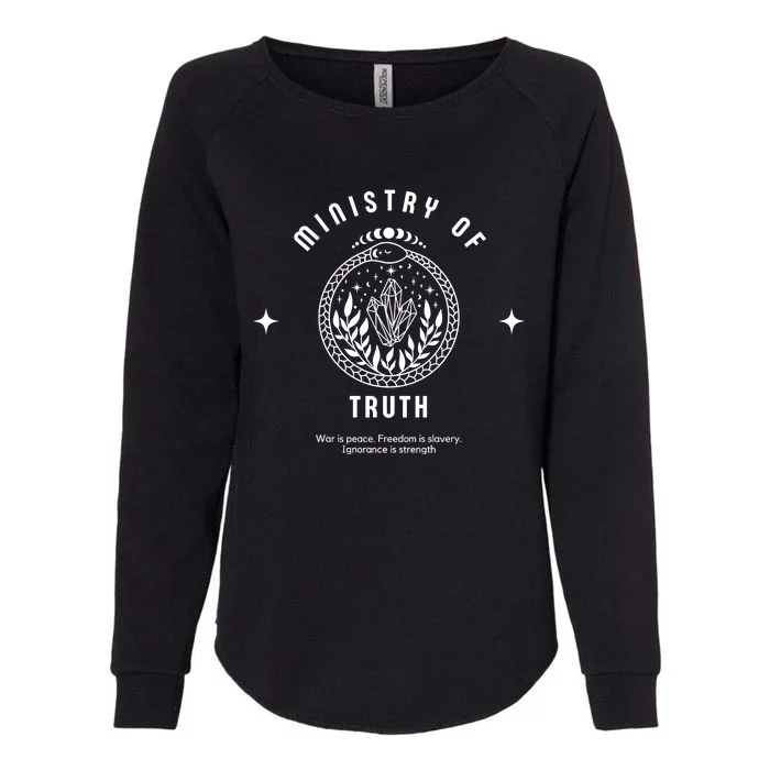 Ministry Of Truth Disinformation Board Womens California Wash Sweatshirt