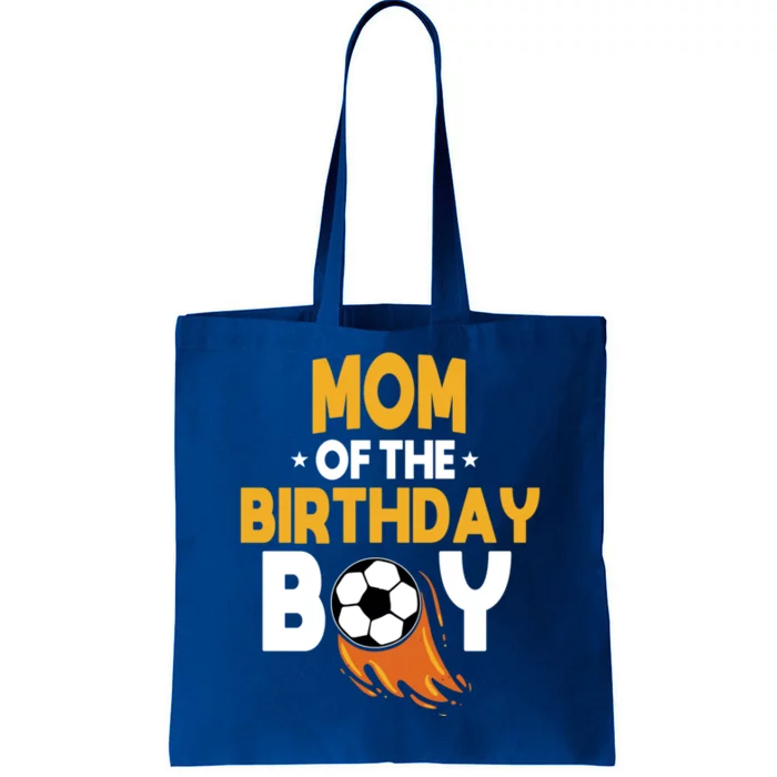 Mom Of The Birthday Soccer Team Bday Party Football Gift Tote Bag