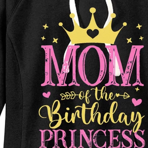 Mom Of The Birthday Princess Family Celebration Women's Fleece Hoodie