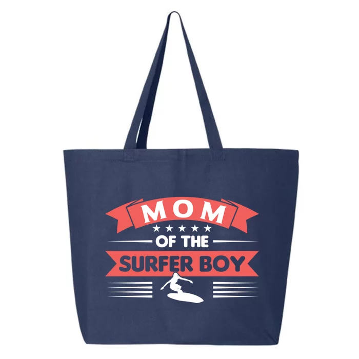 Mom Of The Surfer Surfing Beach Surfer Great Gift 25L Jumbo Tote