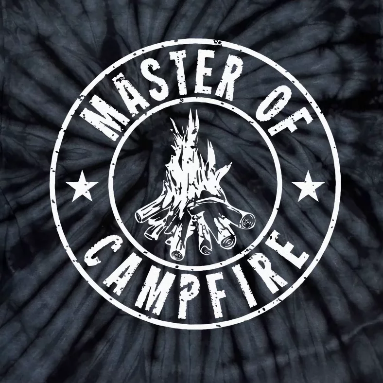 Master Of The Campfire Scout Camper Outdoor Vacation Camping Tie-Dye T-Shirt