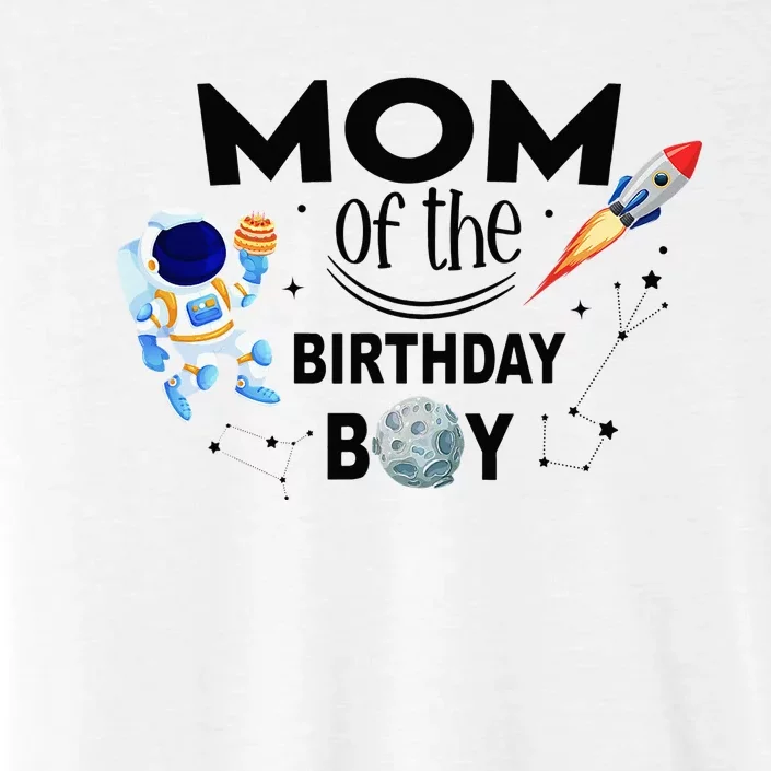 Mom  of The Birthday Space Astronaut Birthday Family ChromaSoft Performance T-Shirt