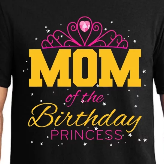 Mommy Of The Birthday Girl Mother For Birthday Pajama Set