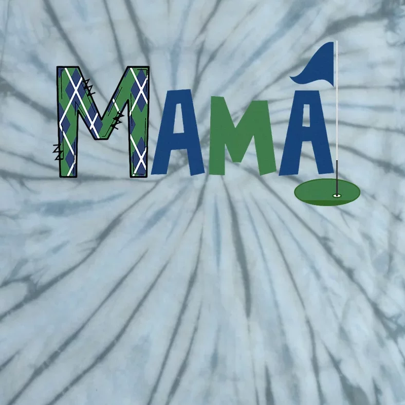 Mama Of The Birthday Boy Hole In One Golf Sport Matching Tie-Dye T-Shirt