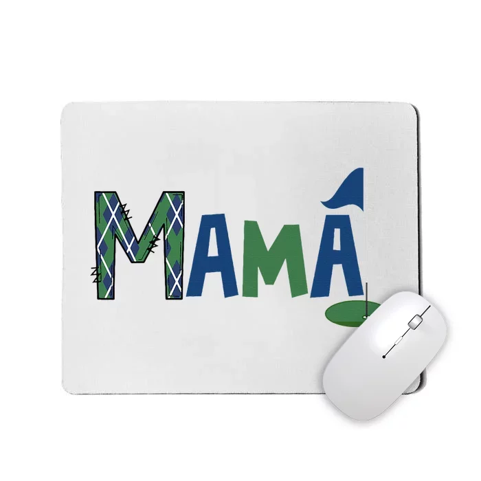 Mama Of The Birthday Boy Hole In One Golf Sport Matching Mousepad