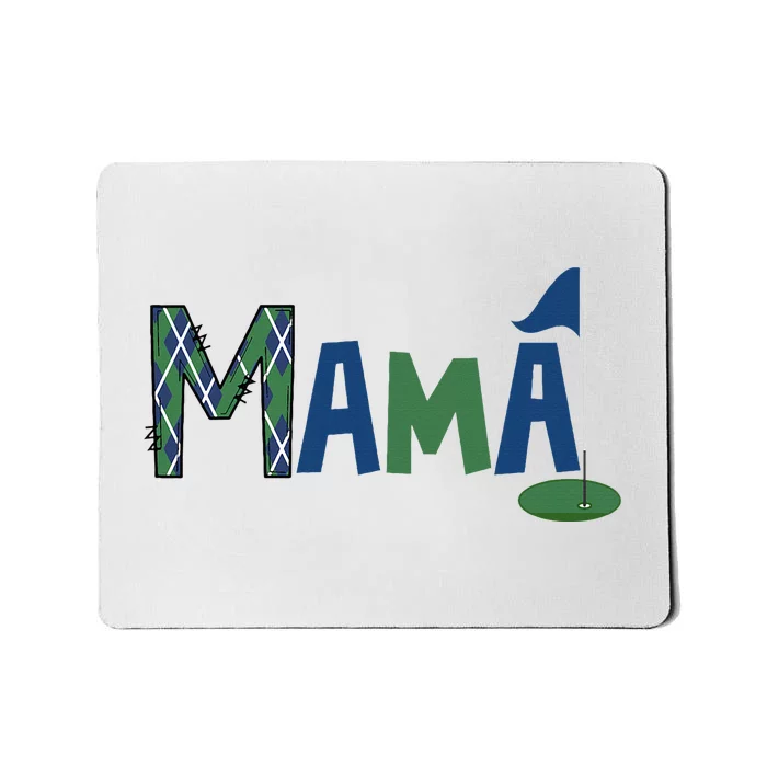 Mama Of The Birthday Boy Hole In One Golf Sport Matching Mousepad